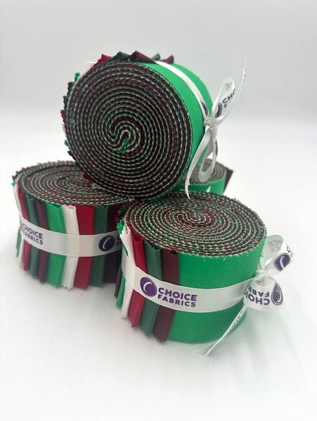 Supreme Solids - 2.5" Roll - Christmas (20 cuts) - Choice FabricsFE-62278-017