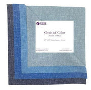 Grain of Color - Blues - Choice FabricsFE-62280-007