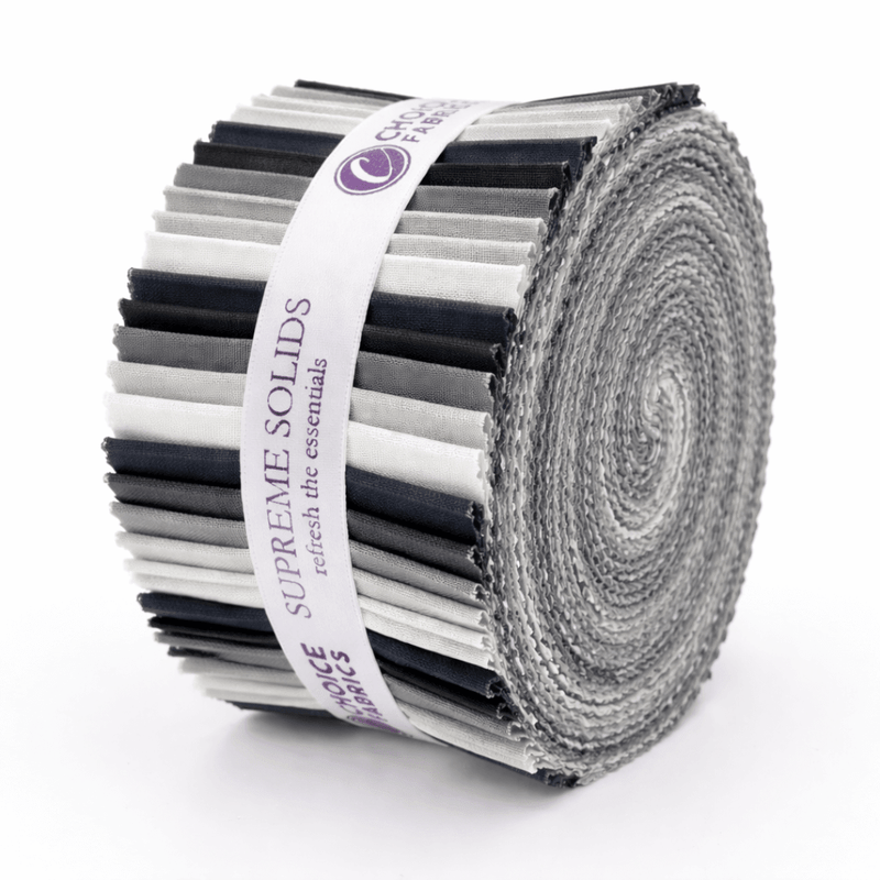 Supreme Solids - 2.5" Roll - Thunderstorm Clouds (40 Strips) - Choice FabricsFE-62281-007