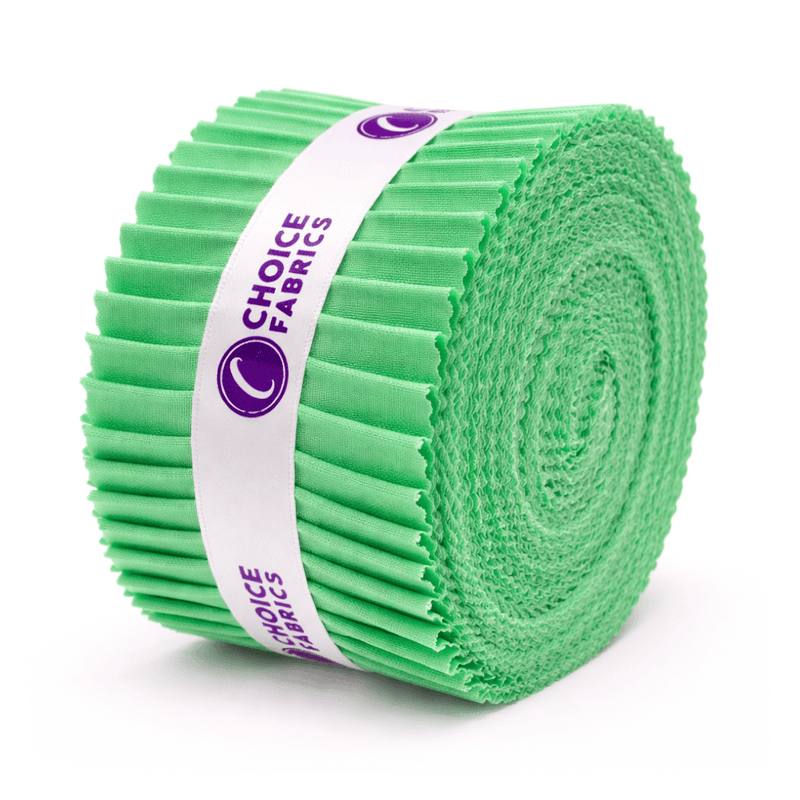 Supreme Solids - 2.5" Roll - Pistachio (40 Strips) - Choice FabricsFE-62282-012