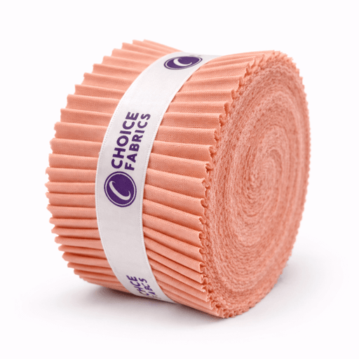 Supreme Solids - 2.5" Roll - Apricot (40 Strips) - Choice FabricsFE-62282-014