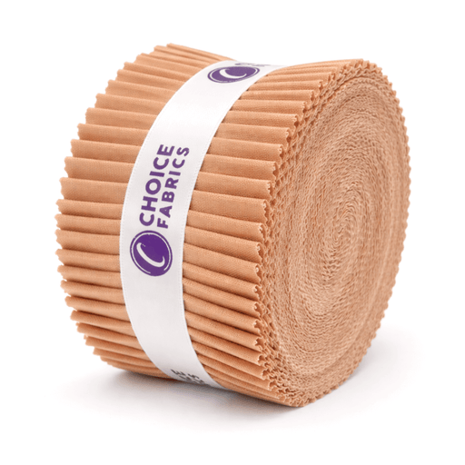 Supreme Solids - 2.5" Roll - Light Clay (40 Strips) - Choice FabricsFE-62282-016