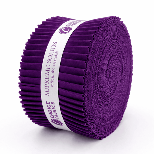 Supreme Solids - 2.5" Roll - Purple (40 Strips) - Choice FabricsFE-62282-027