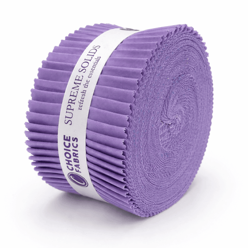 Supreme Solids - 2.5" Roll - Lavender (40 Strips) - Choice FabricsFE-62282-036