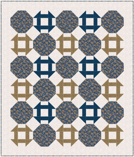 Dashing Through the Snow Quilt Kit - Choice FabricsFE-81098-001