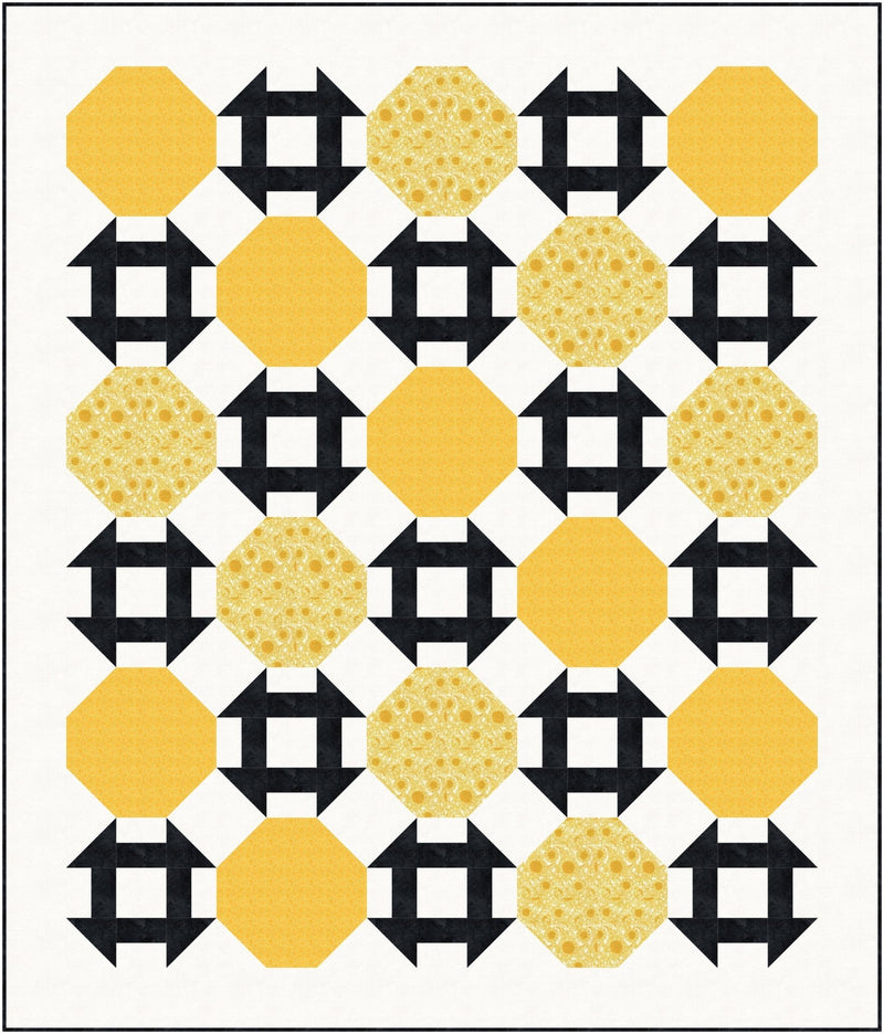 Sunshine in the Hollow Quilt Kit - Choice FabricsFE-81108-001