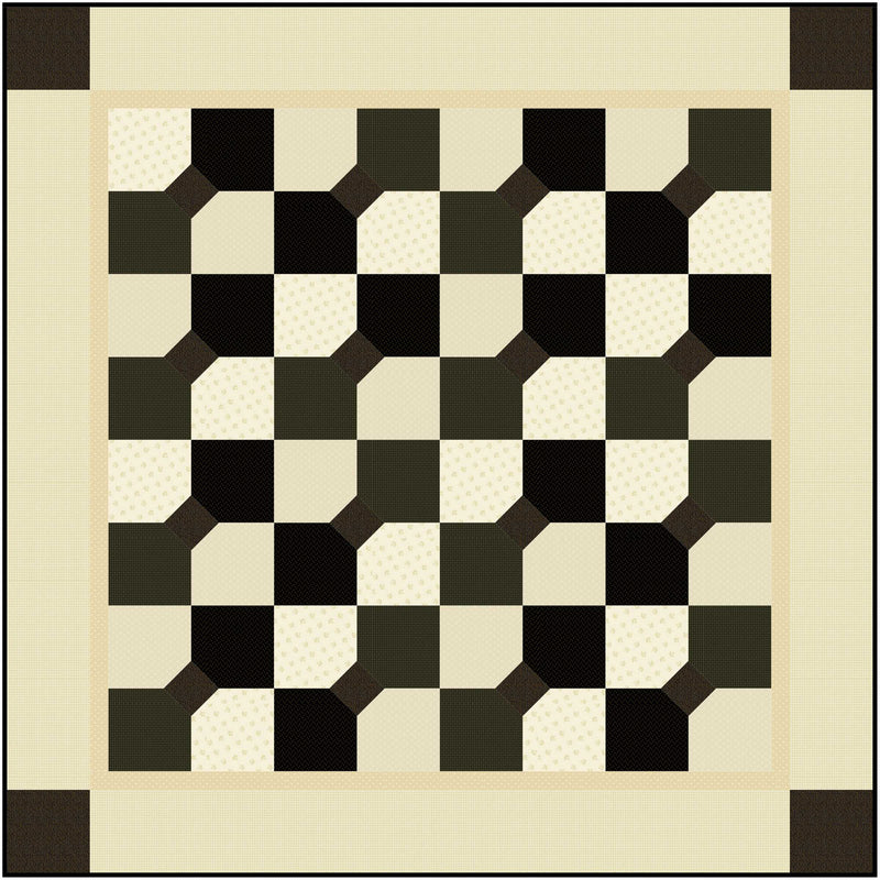 Black Tie Affair Quilt Kit - Choice FabricsFE-81114-001