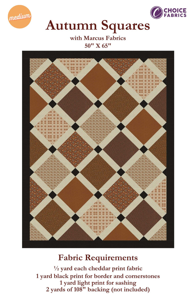 Autumn Squares Quilt Kit - FE - 81137 - 001 (Copy) - Choice Fabrics