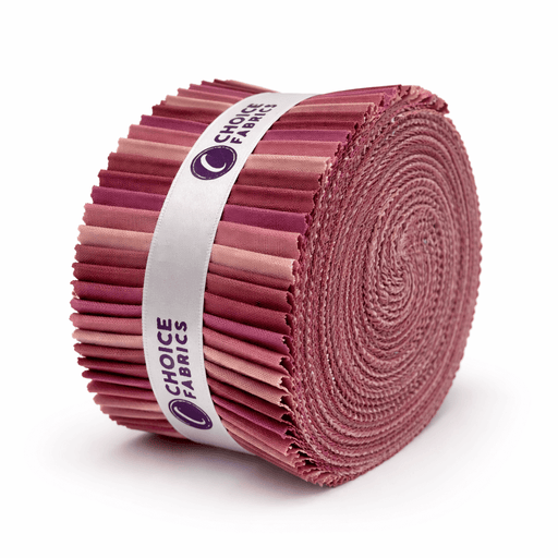 Supreme Solids - 2.5" Roll - Rustic Rose (40 Strips) - Choice FabricsFE-ROSE-001