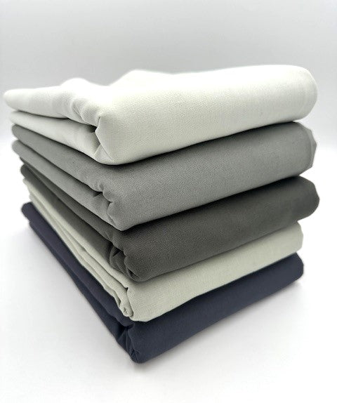 Supreme Solids - 5 - Yard Bundle - Greys II - Choice FabricsFF-61291-020