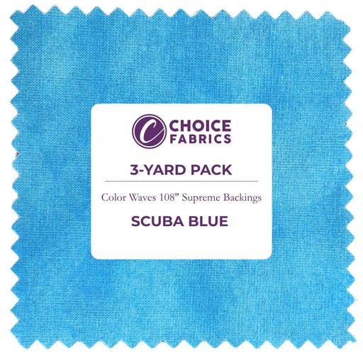 Color Waves 108" - Scuba Blue - Choice FabricsFF-63301-013