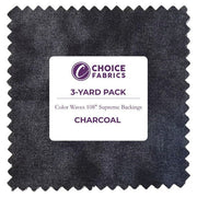 Color Waves 108" - Charcoal - Choice FabricsFF-63301-021