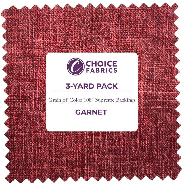 Grain of Color 108" - Garnet - Choice FabricsFF-63302-014