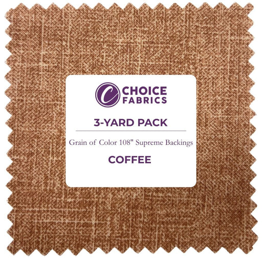 Grain of Color 108" - Coffee - Choice FabricsFF-63302-016