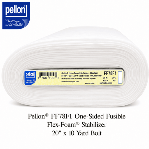 Pellon® FF78F1 One-Sided Fusible Flex-Foam Stabilizer – 20" x 10 Yard Bolt - Choice FabricsDSFF78F1-2010
