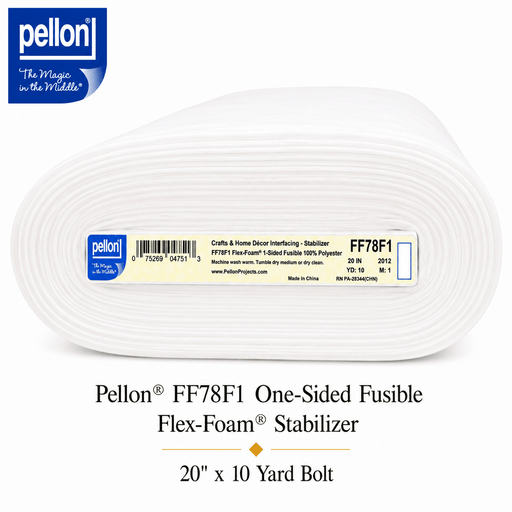 Pellon® FF78F1 One-Sided Fusible Flex-Foam Stabilizer – 20" x 10 Yard Bolt - Choice FabricsDSFF78F1-2010