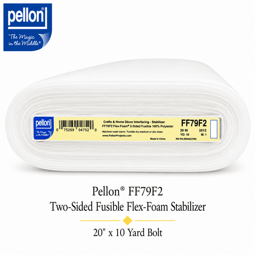 Pellon® FF79F2 Two-Sided Fusible Flex-Foam Stabilizer – 20" x 10 Yard Bolt - Choice FabricsDSFF79F2-2010