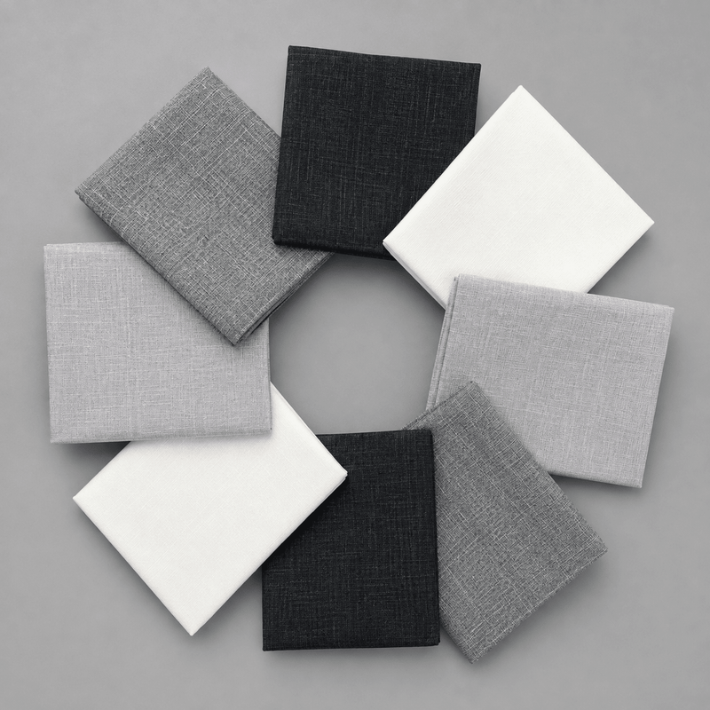 Grain of Color - Fat Quarter Bundle - 8 pack (Neutral) - Choice FabricsFQ-62234-003