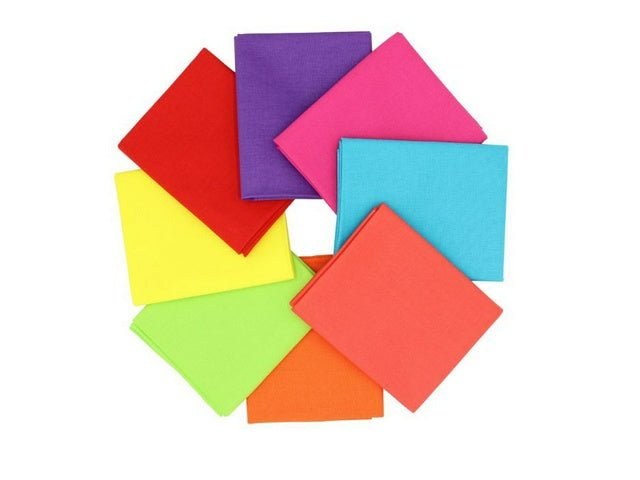 Supreme Solids - Fat Quarters - Bright