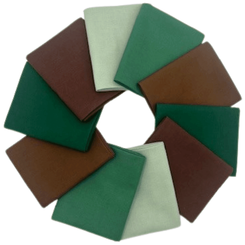 Supreme Solids - Fat Quarter Bundle - 10 pack (Outdoors) - Choice FabricsFQ-62274-010