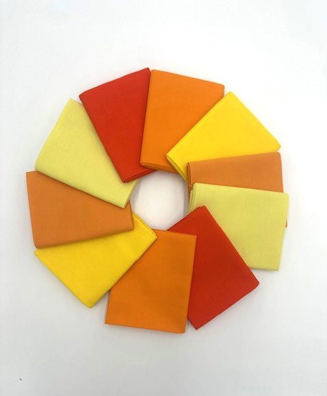 Supreme Solids - Fat Quarters - Citrus