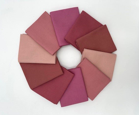 Supreme Solids - Fat Quarters - Rustic Rose