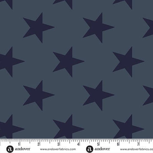 Faded Star Spangled Fredericksburg Revisited 108" Cotton Wideback Fabric per yard - Choice FabricsAW-10050-B1