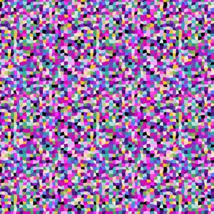 Flock Together Fractal Jewel Cotton 44"/45" Fabric Per Yard - Choice FabricsIBF7FT-2