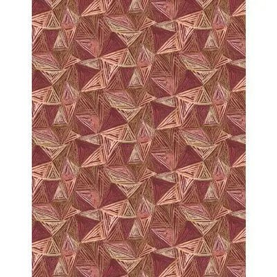Floralscape - Geometric Red Cotton 44"/45" Fabric Per Yard - Choice Fabrics3049-15733-385