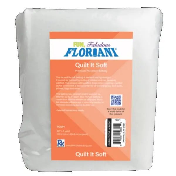 Floriani Quilt It Soft Batting Polyester 60" x 1 yd - Choice FabricsRNKDS-FQSP1