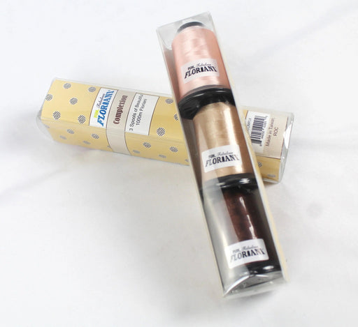 Floriani Thread 3 SPOOL SET - COMPLEXTION FLESH TONES - Choice FabricsRNKDS-FSP-3COMPLX