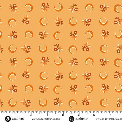 Flower Moon Orange Nightfall 44"/45" Cotton Fabric Per Yard - Choice FabricsA-10204-O