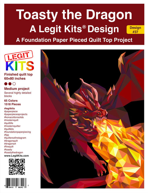 Toasty the Dragon Quilt Kit - Choice FabricsQK037