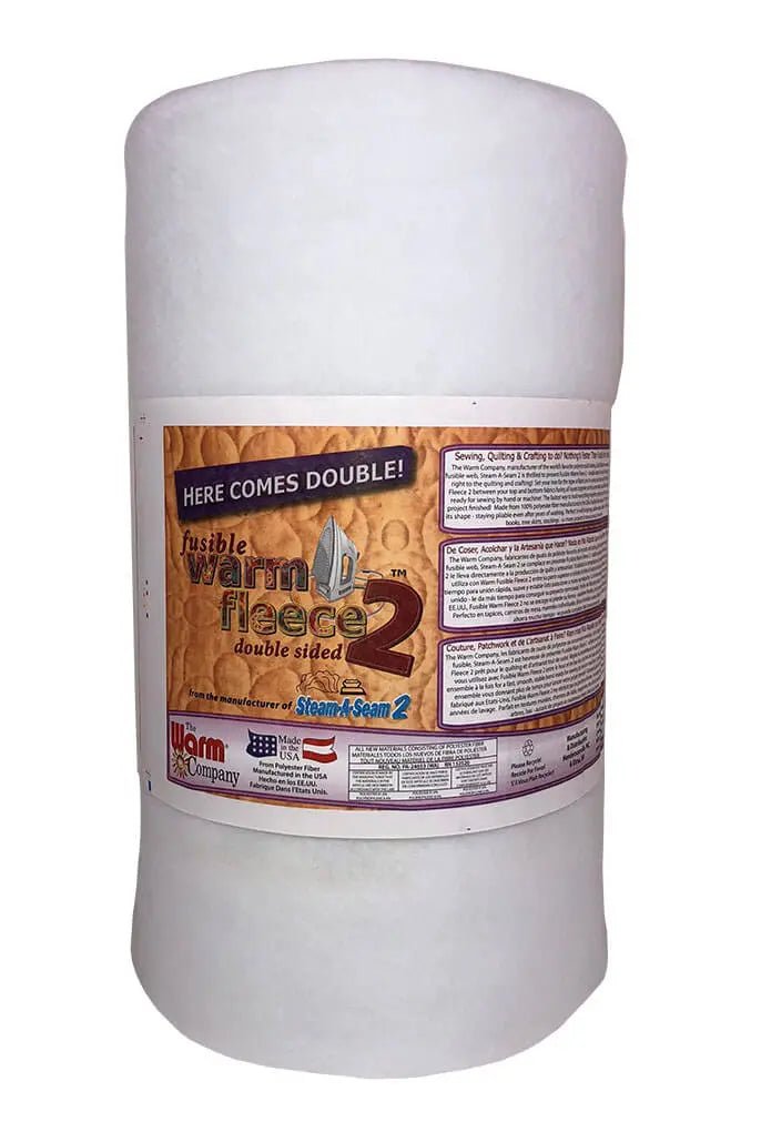 Fusible Warm Fleece 2 45" x 20 YD Batting - Iron - On Fleece Batting for Quilting - Choice FabricsWCDS-1893