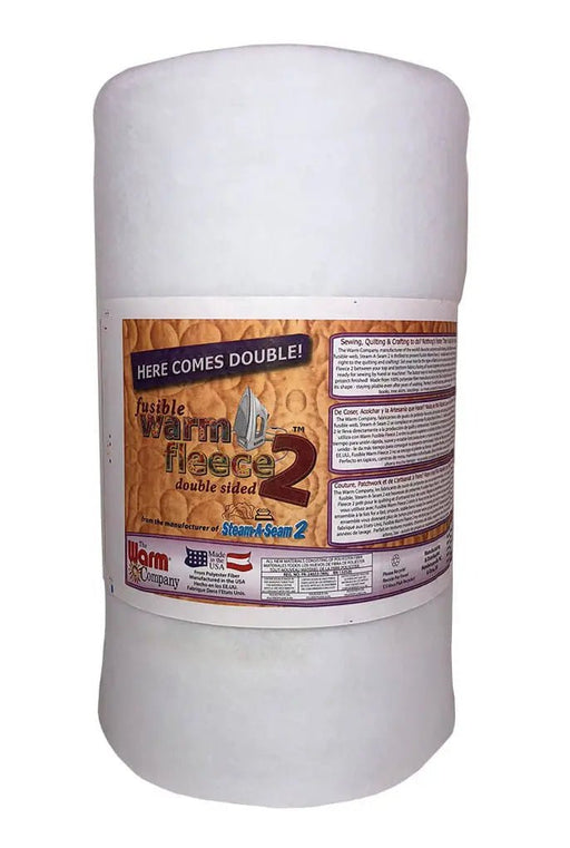 Fusible Warm Fleece 2 45" x 20 YD Batting - Iron - On Fleece Batting for Quilting - Choice FabricsWCDS-1893