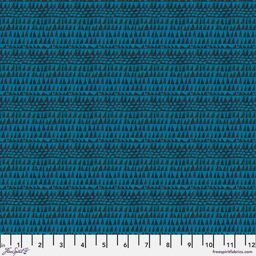 Geo Azure Cotton 44"/45" Fabric Per Yard - Choice FabricsPWCY009.AZURE
