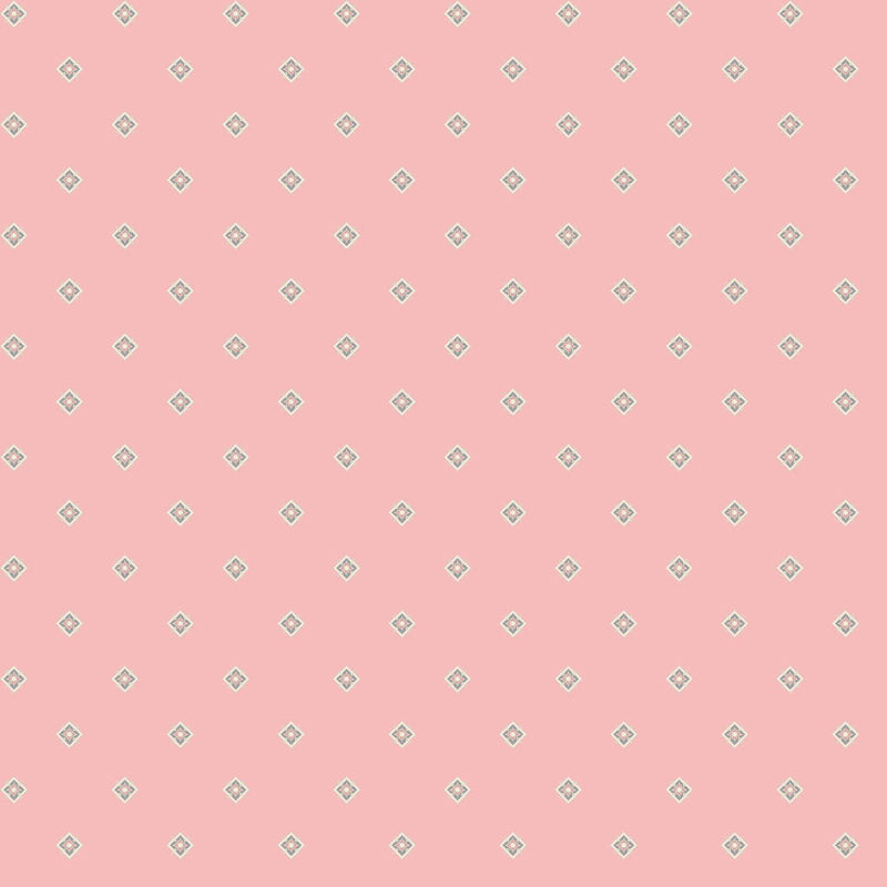 Geo Pink Meadow Blush 43"/44" Cotton Fabric Per Yard - Choice FabricsMAS11136-P