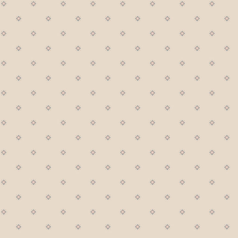 Geo Tan Meadow Blush 43"/44" Cotton Fabric Per Yard - Choice FabricsMAS11136-T