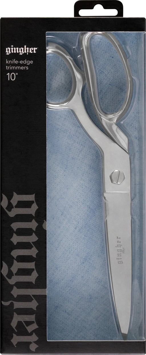 Gingher 10in Knife Edge Bent Scissor - Choice FabricsCDS-220540