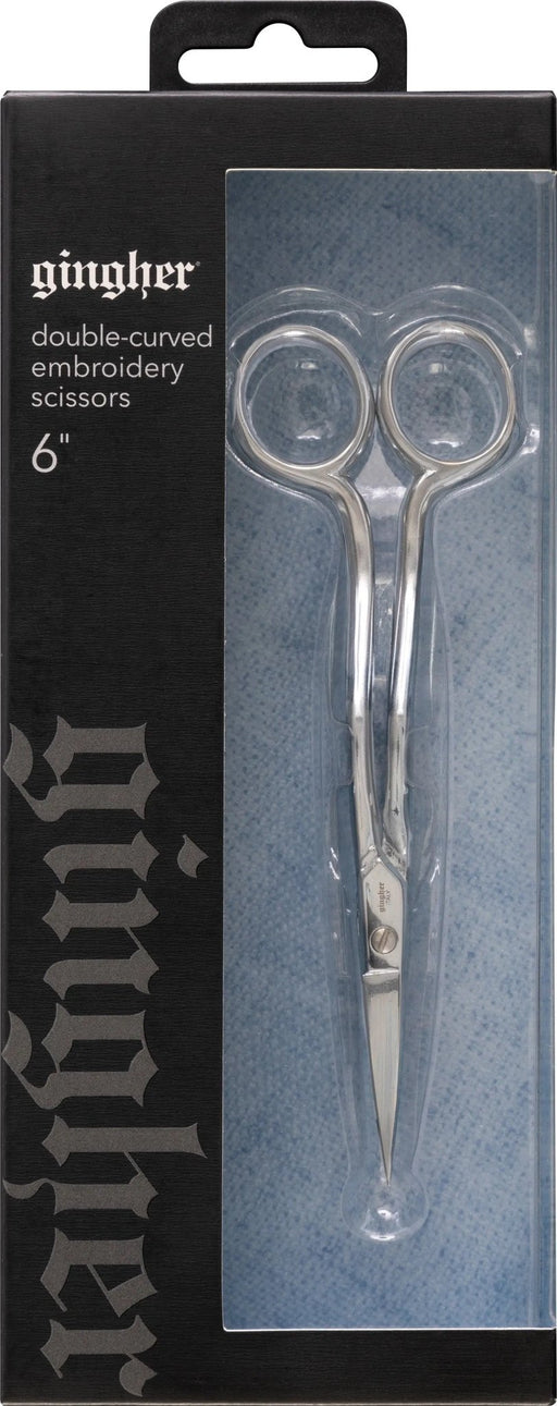 Gingher 6in Double Curved Embroidery Scissors - Choice FabricsCDS-220130