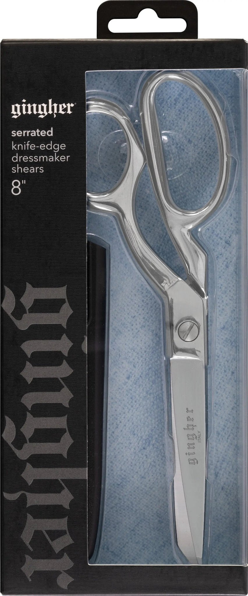 Gingher 8in Serrated/Knife Edge Dressmakers Shears - Choice FabricsCDS-220525-1101