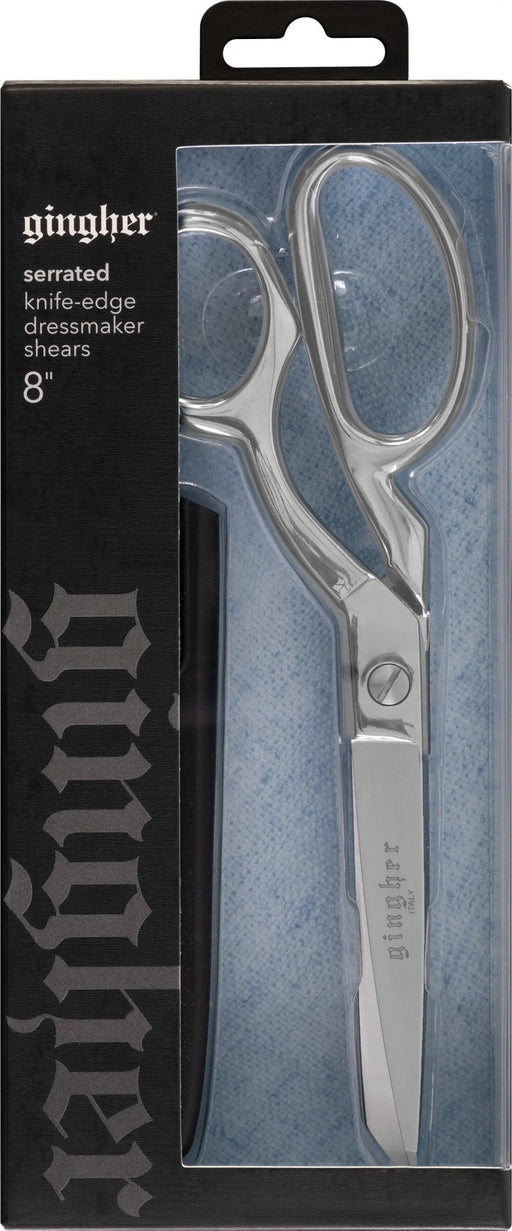 Gingher 8in Serrated/Knife Edge Dressmakers Shears - Choice FabricsCDS-220525-1101