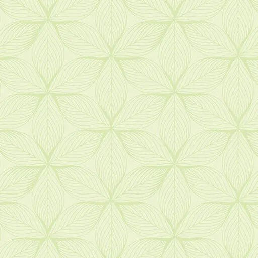Go with the Flow Star Leaves Light Lime Cotton 44"/45" Fabric Per Yard - Choice Fabrics16747-40