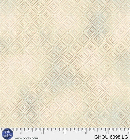 Golden Hour Light Green Diamonds Cotton 44/45 Fabric Per Yard - Choice FabricsGHOU-6098-LG