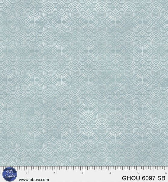Golden Hour Sky Blue Tiled Geo Cotton 44/45 Fabric Per Yard - Choice FabricsGHOU-6097-SB