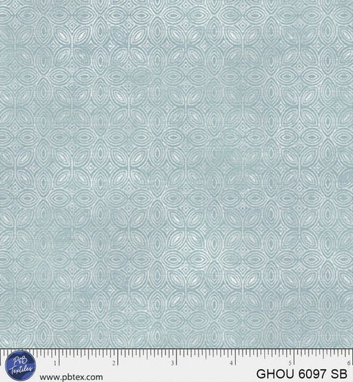 Golden Hour Sky Blue Tiled Geo Cotton 44/45 Fabric Per Yard - Choice FabricsGHOU-6097-SB