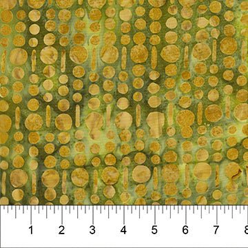 Golden & Green Bubble Cluster Bubble Pop 83704-74 Cotton 44/45 Fabric Per Yard - Choice Fabrics83704-74
