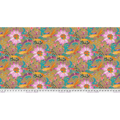 Goldfish Star Gold Colori Cotton 44"/45" Fabric Per Yard - Choice FabricsPWES043.GOLD