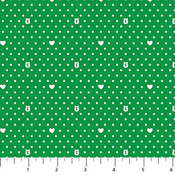 Green Coral Dot Blender Squishmallows Cotton 44"/45" Fabric Per Yard - Choice FabricsSQ1005-74