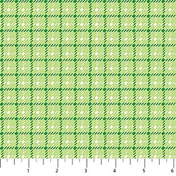 Green Houndstooth Squishmallows Cotton 44"/45" Fabric Per Yard - Choice FabricsSQ1006-70